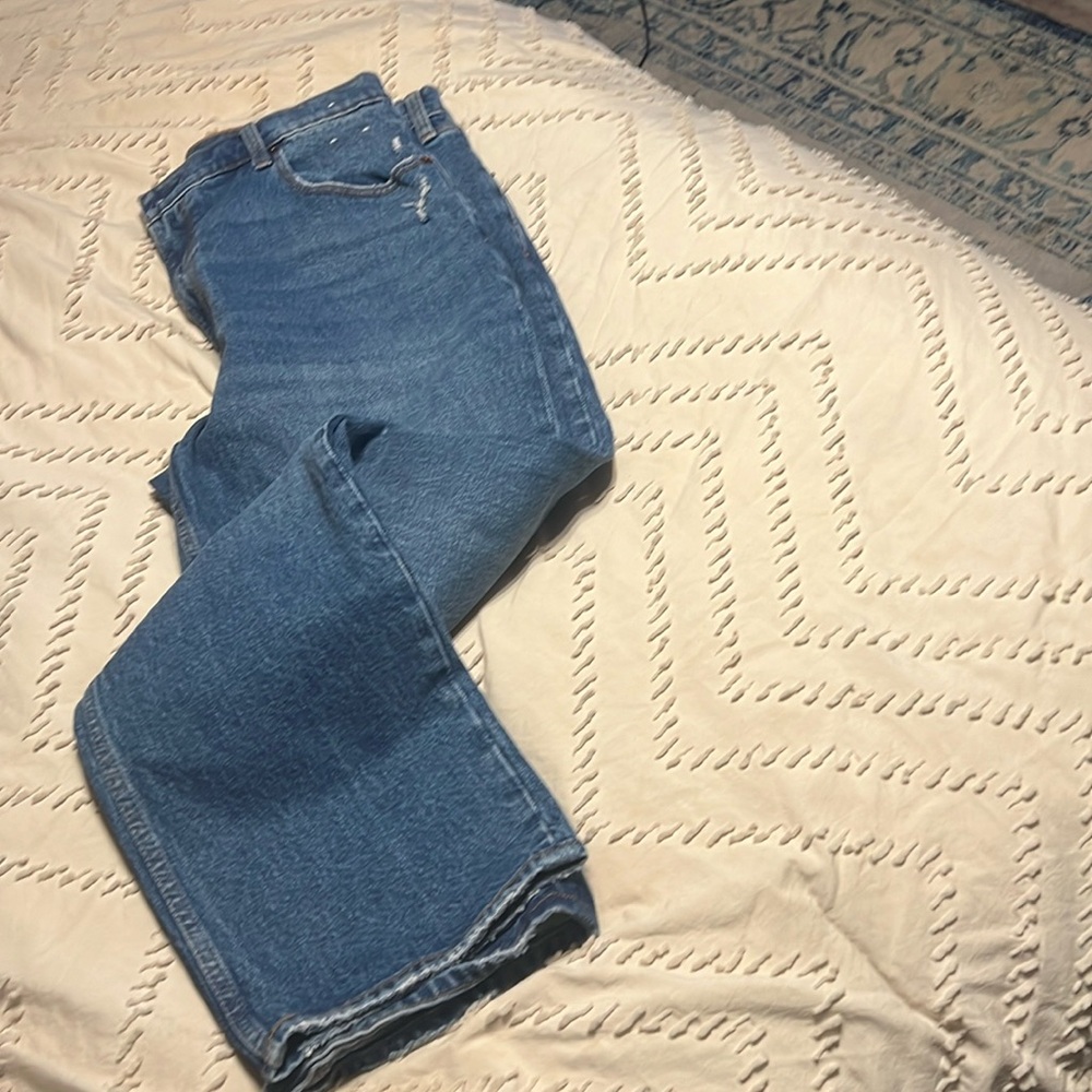 Abercrombie size 32 90's straight fit ultra high rise jeans